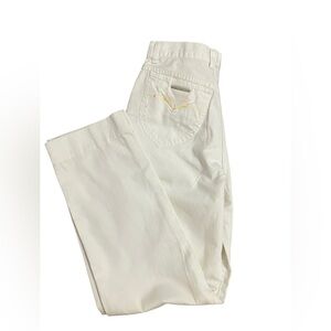 Brittania vintage Elegant High Rise WhiteJeans Junior 11